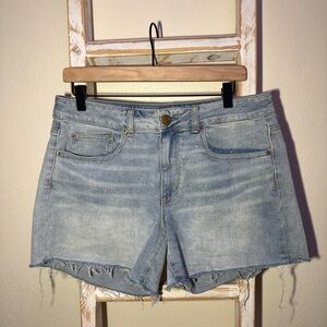 American Eagle Light Blue Jean Shorts Size 14